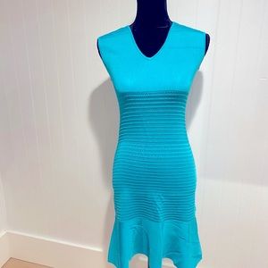 Flattering turquoise dress